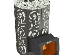 Дровяная банная печь GrillD Violet World Long Window Max Pro
