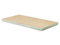 Панели Ruspanel SANDWICH с фанерой RP 50 XPS, 2400х600х62 мм.