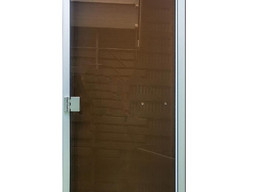 Стеклянная дверь для хамам Sauna-Life 60G, стекло бронза, 90x210 см.