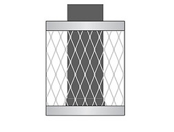 Комплект IKI Plus (cетка высотой 30 см + прямая дымовая труба 35 см)