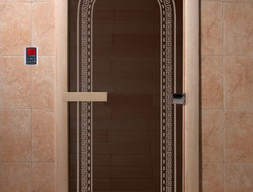 Дверь DoorWood Арка черный жемчуг 70х190, коробка ольха