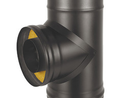 Сэндвич-тройник Везувий BLACK (AISI 430/0,8мм) д.150х250