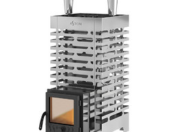 Банная печь ASTON 20 INOX стекло