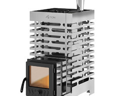 Банная печь ASTON 16 INOX стекло
