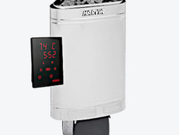 Электрическая печь Harvia Delta D23XE Steel, выносной пульт в комплекте