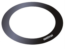 Монтажный фланец для Harvia Cilindro PC7/7E, PC9/9E накладной, черный
