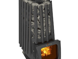 Дровяная банная печь GrillD Cometa 350 Vega Short Window Max