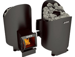 Дровяная банная печь GrillD Aurora 180 Long