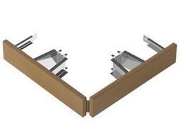 Защитное ограждение угловое Sawo CUB-GUARD-W3-CNR-D