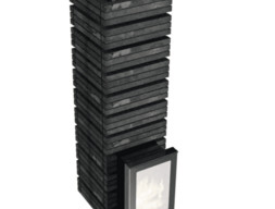 Дровяная банная печь GrillD Shaman Long, 4 каменки