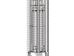 Печь для сауны Sawo Tower TH4-60NB-WL-P пристенная, 6 кВт, встроен. пульт, нержавейка