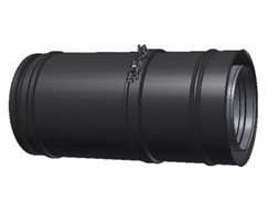 Телескопическая труба дымохода Schiedel Permeter 270-375 мм., ⌀130-⌀350, 0.6 мм, сталь AISI 444
