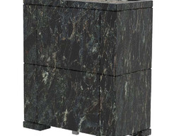 Электрическая печь Костёр City Wall Stone Пироксенит, 9 кВт