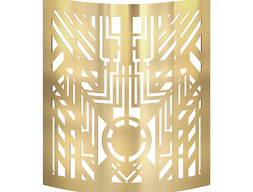Абажур Везувий INOX GALAXY GOLD