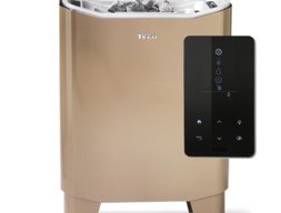 Электрическая печь Tylo Expression Combi 10 кВт, покрытие шампань, с выносным пультом управления H2 и релейным блоком RB45 в комплекте